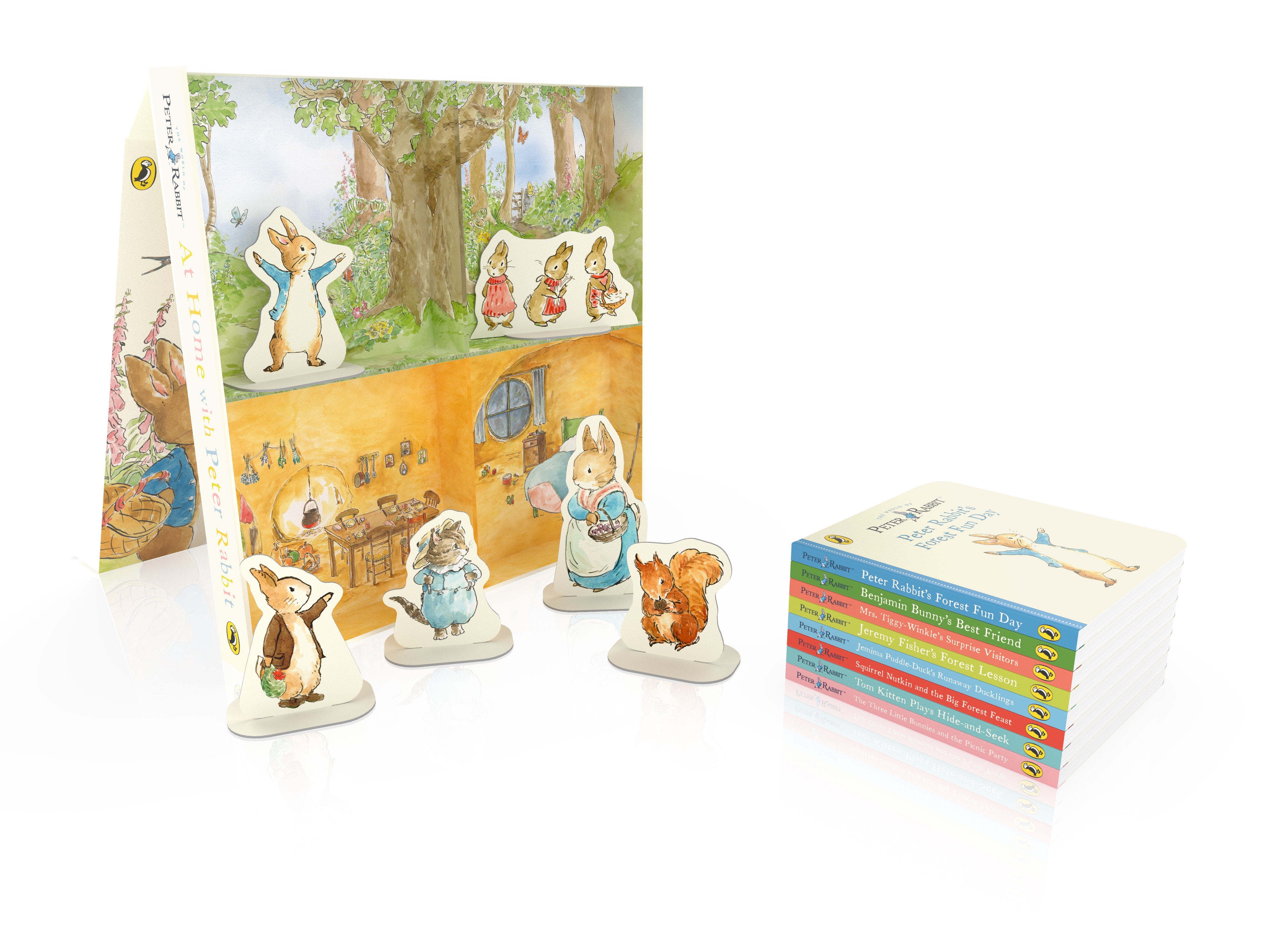 At Home with Peter Rabbit: Storybook and Play Set