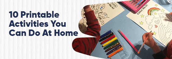 Printable Activities You Can Do At Home