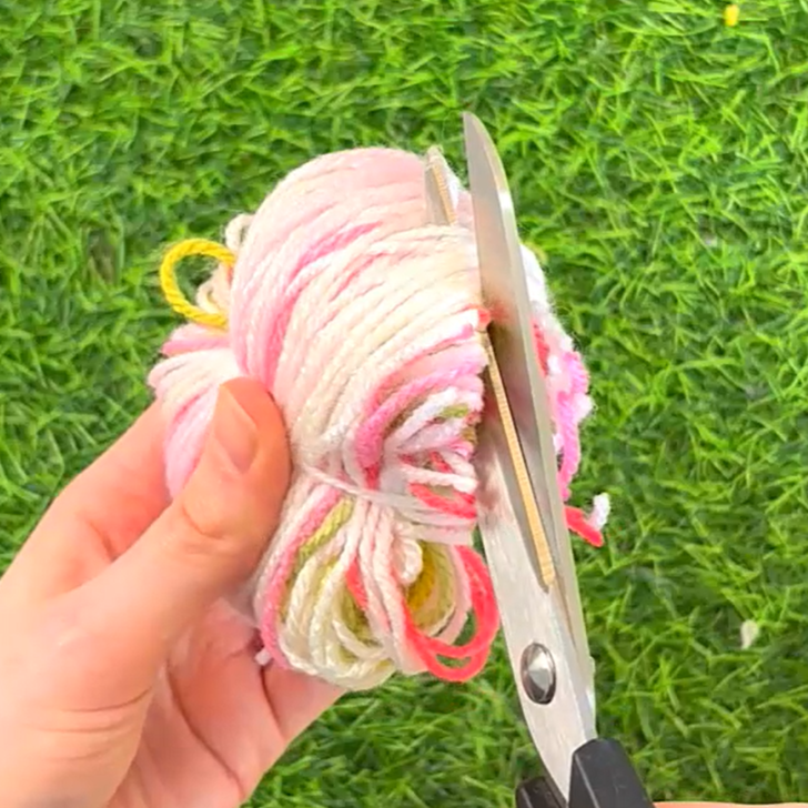 DIY Pom Pom Eggs Step 6