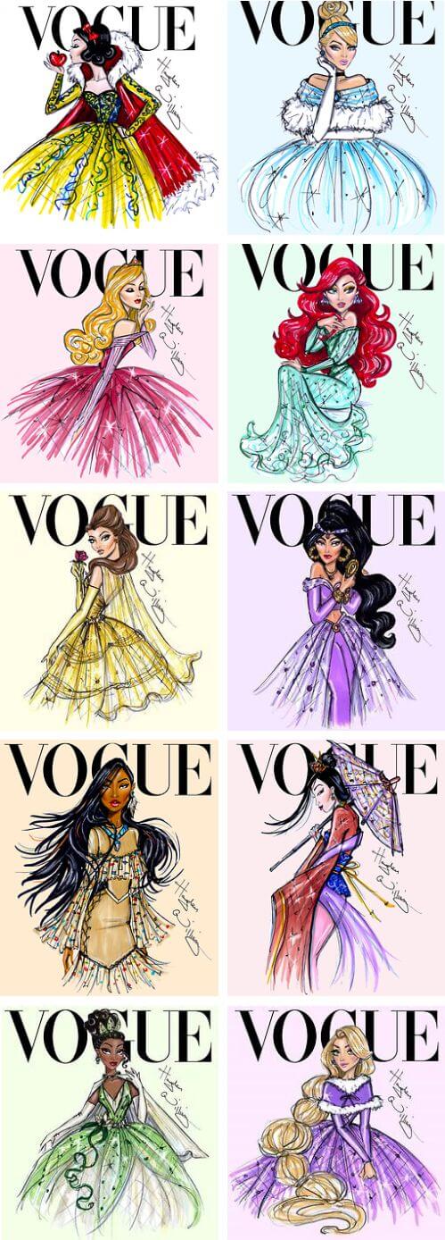 disney princess vogue