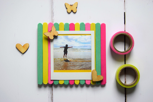 Craft Stick Photo Frame