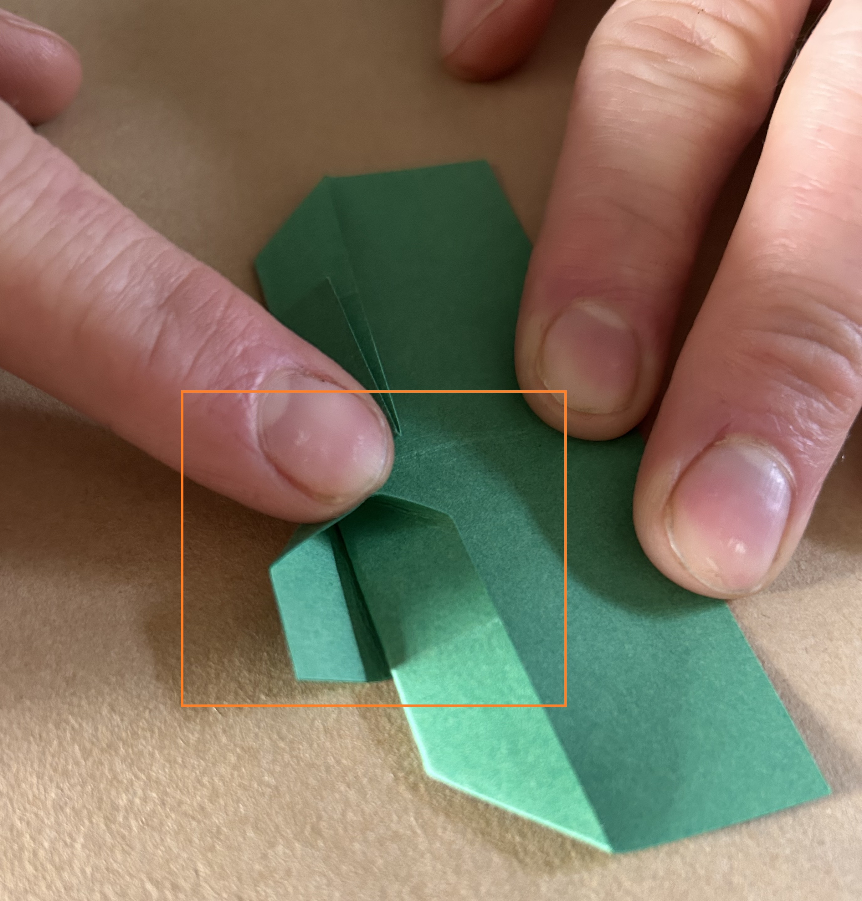 Shamrock Leaf Step 7a