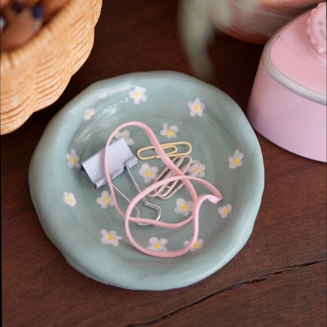 Air Dry Clay Trinket Dish