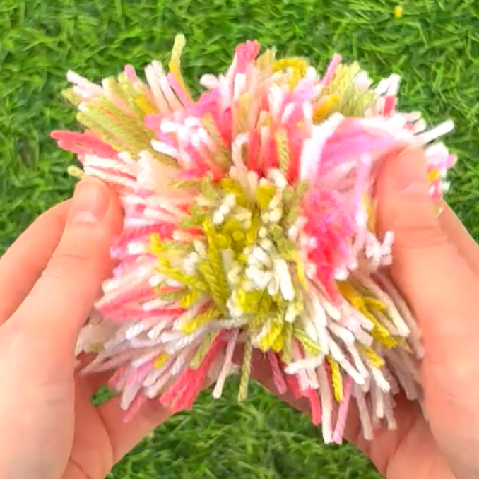 DIY Pom Pom Eggs Step 7