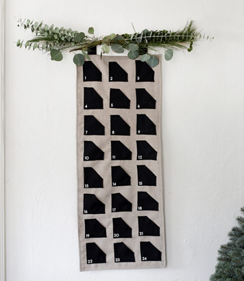 Fabric advent calendar