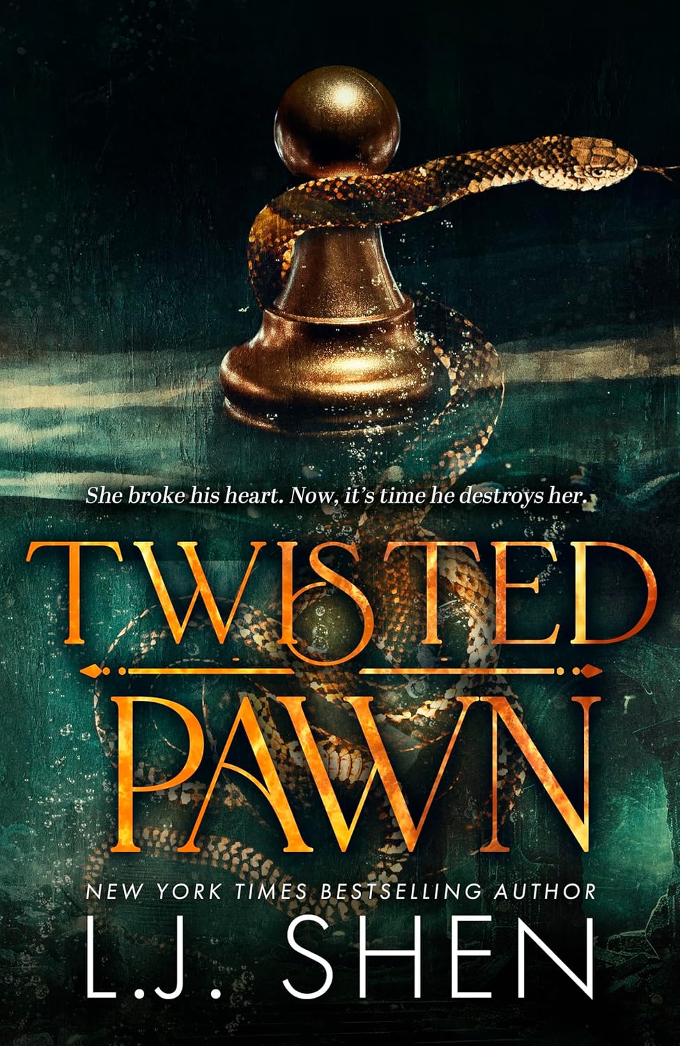 Book cover of Twisted Pawn by L.J. Shen.
