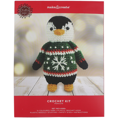 Penguin Crochet Kit