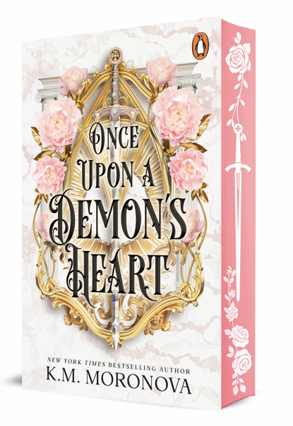 Once Upon A Demon's Heart by Moronova, K.M. Exclusive sprayed edge book cover of Once Upon A Demon's Heart by Moronova, K.M.