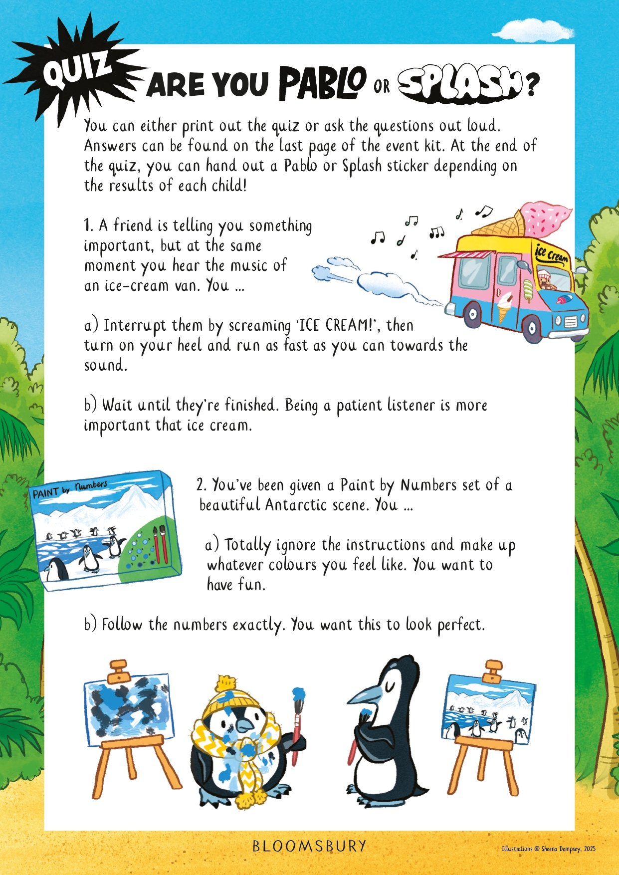 Are You Pablo or Splash Quiz