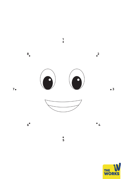 Smiley Face dot to dot Smiley Face dot to dot