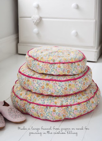 Floral Bean Bag Cushions