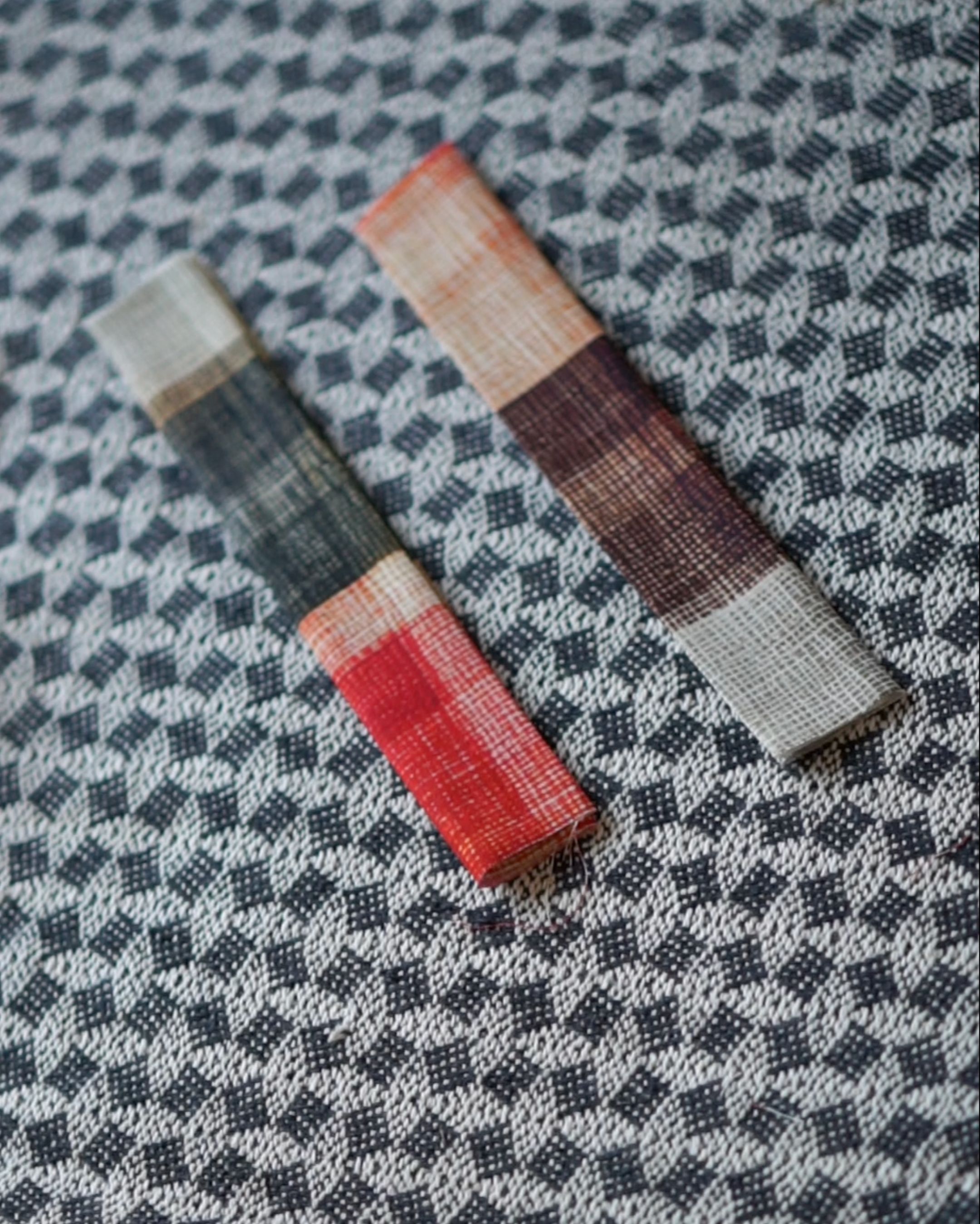 Cut each strip in half. 