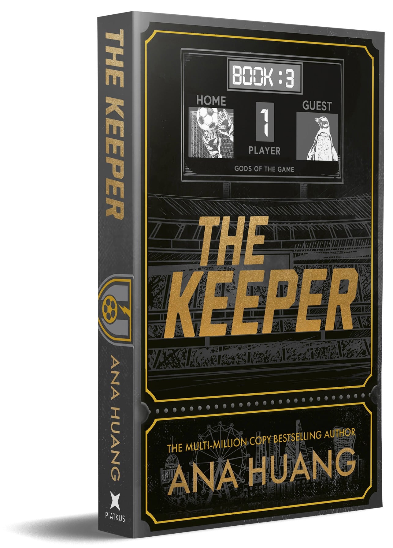 The Keeper by Ana Huang. Book cover of The Keeper by Ana Huang.