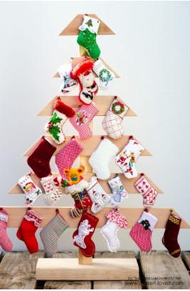 Mini Stockings Advent Calendar