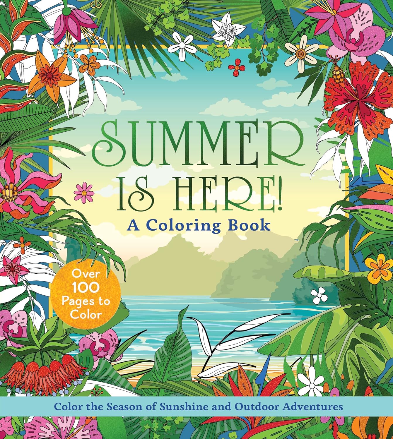 Summer Is Here Colouring Book