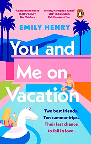 You and Me on Vacation book cover by Emily Henry.