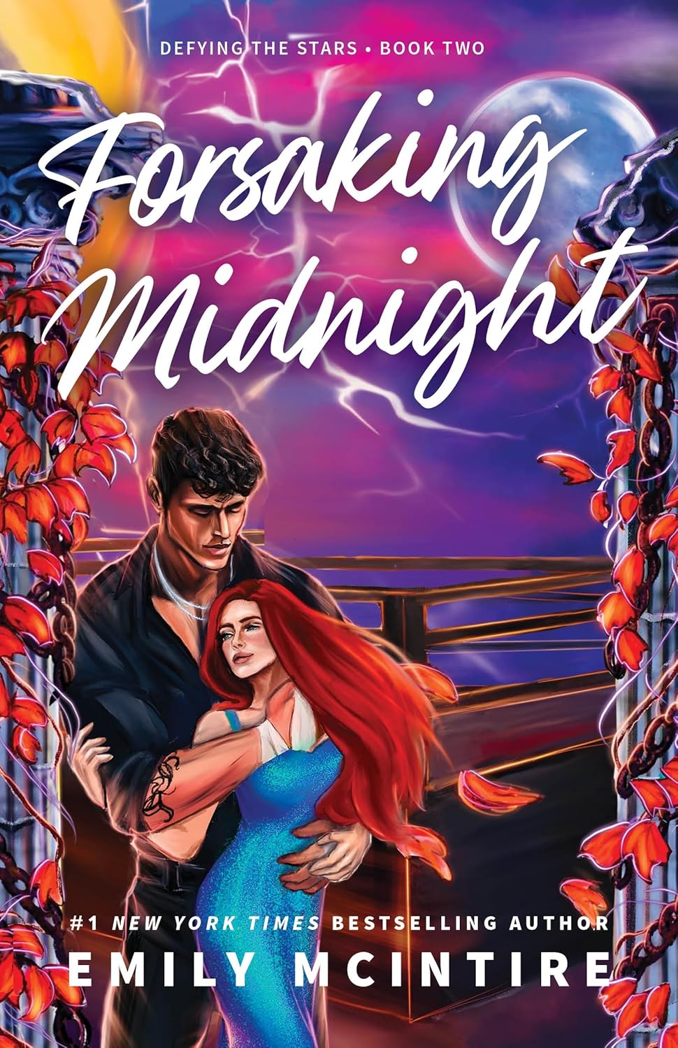 Forsaking Midnight by Emily McIntire. Book cover of Forsaking Midnight by Emily McIntire.