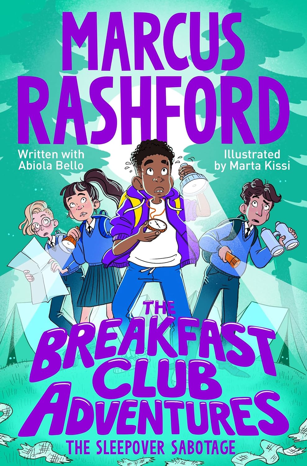 Adventure & Mystery:The Breakfast Club Adventures: The Sleepover Sabotage by Marcus Rashford Cover of The Breakfast Club Adventures: The Sleepover Sabotage by Marcus Rashford.