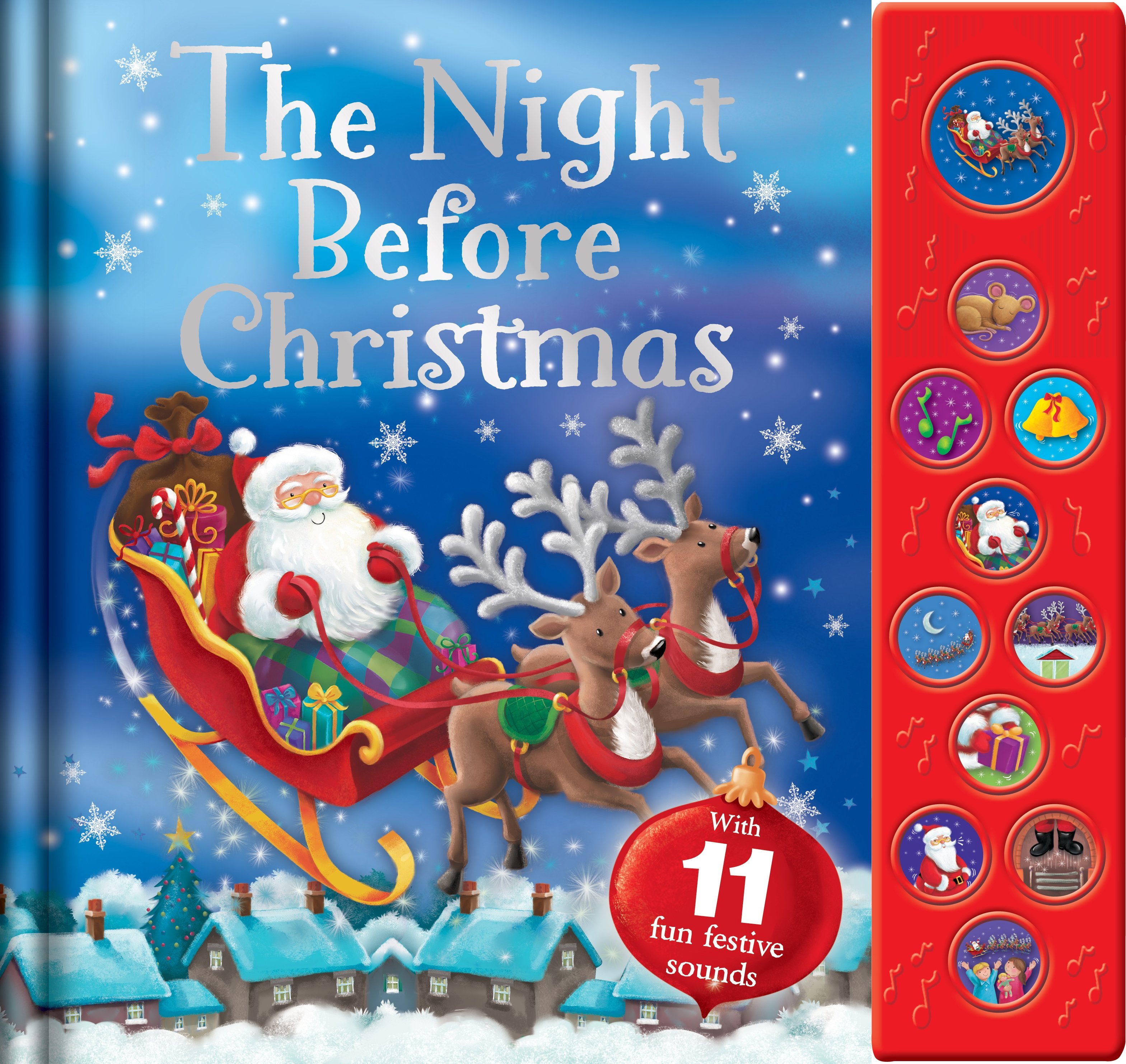 The Night Before Christmas: Sound Board Book book cover.