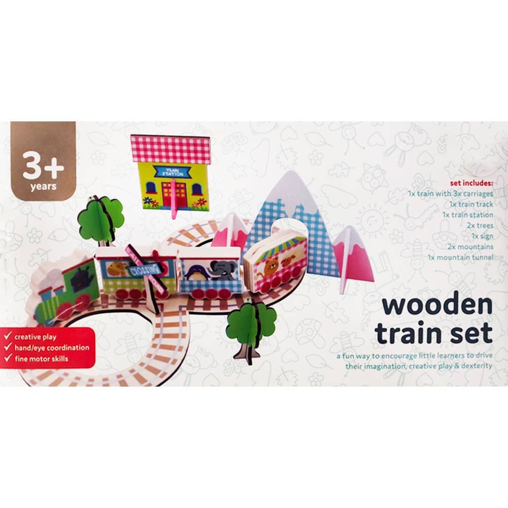 Image of Wooden Train Set