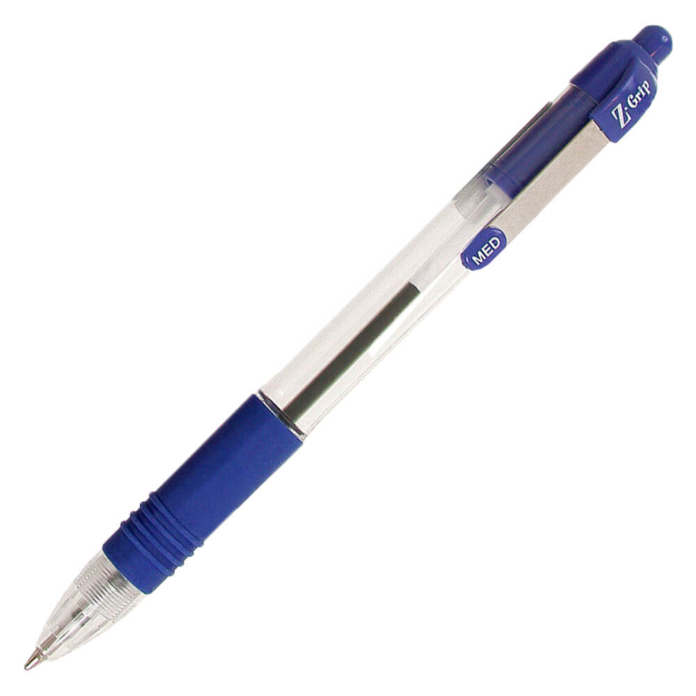 Image of Zebra Z Grip Ballpoint Pen: Blue