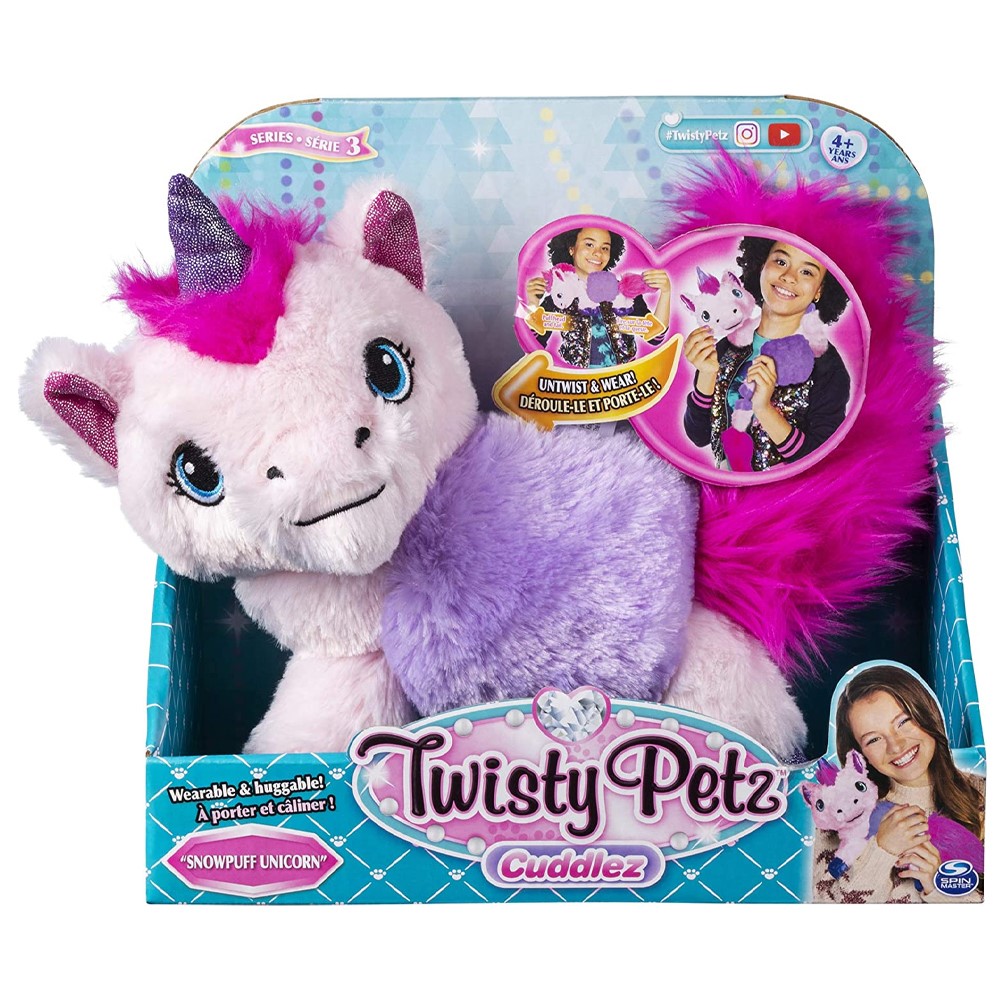 Image of Twisty Pets: Snowpuff Unicorn Plush