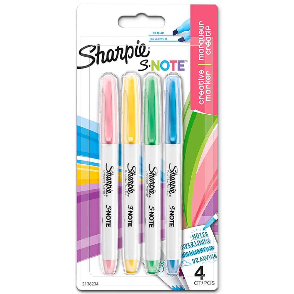 Image of Sharpie Assorted S.Note Pens: Pack Of 4
