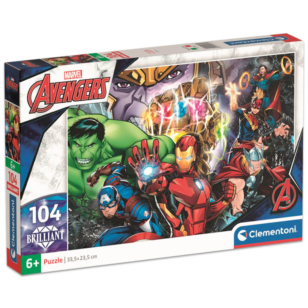 Marvel Avengers Brilliant 104 Piece Jigsaw Puzzle Marvel Avengers Brilliant 104 Piece Jigsaw Puzzle