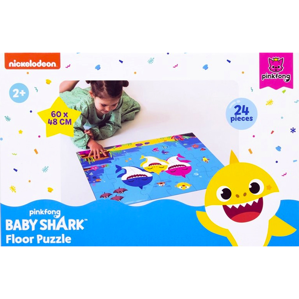 Image of Baby Shark 24 Piece Floor Puzzle