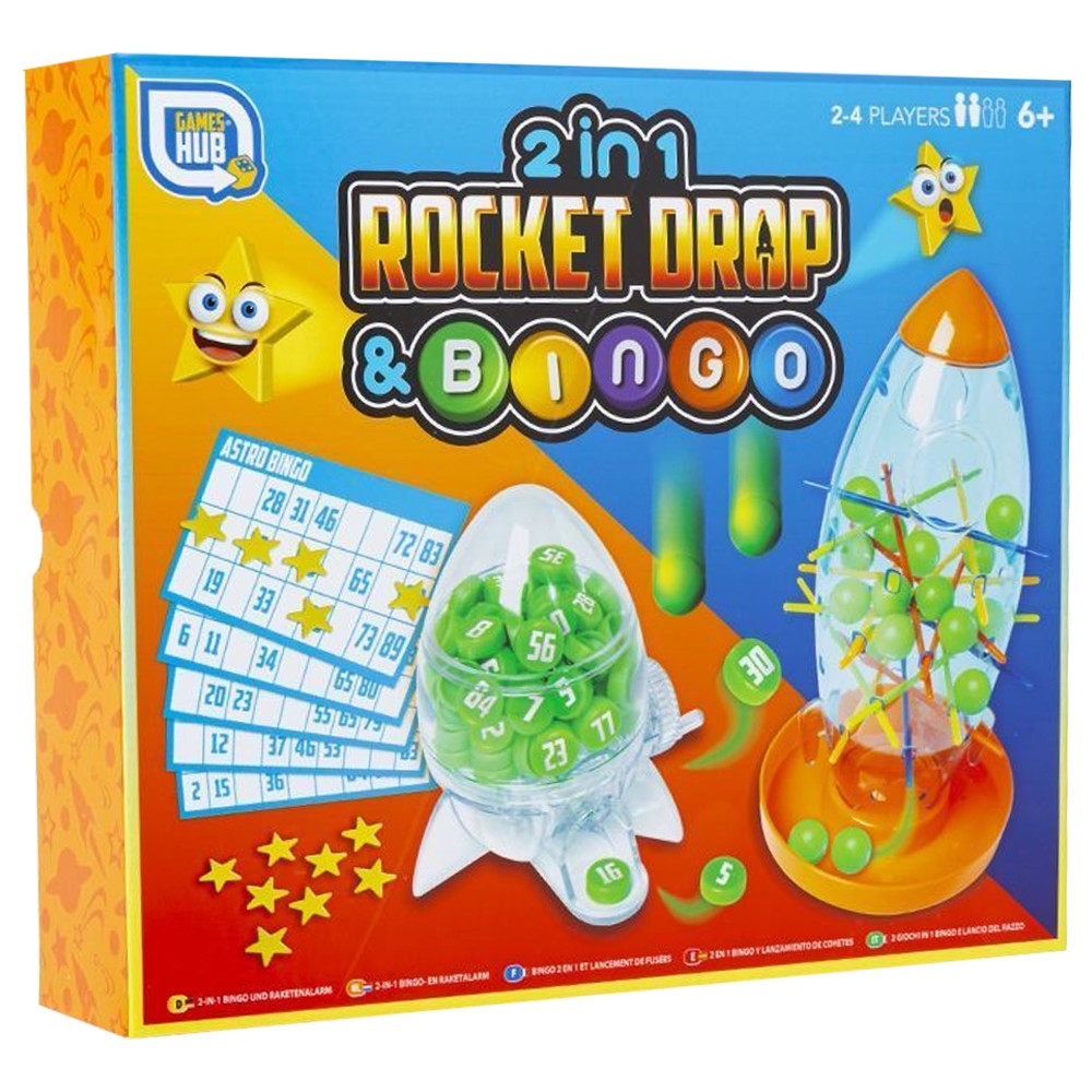 Image of 2-In-1 Rocket Drop And Bingo Game