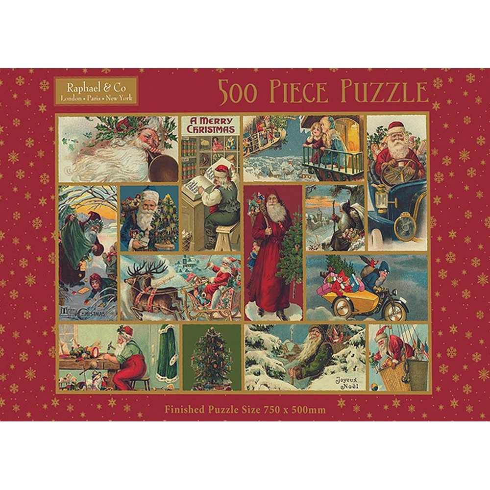 Image of Vintage Christmas Collage 500 Piece Jigsaw Puzzle