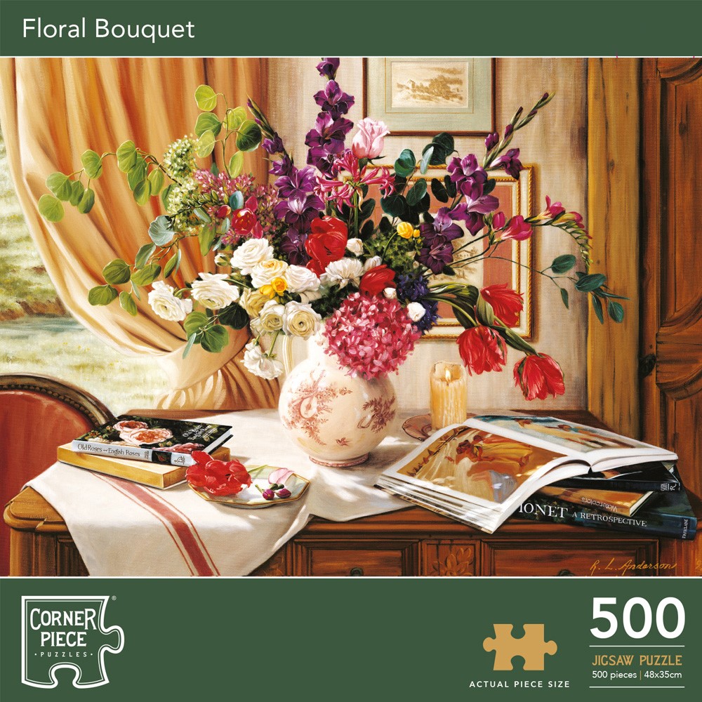 Image of Floral Bouquet 500 Piece Jigsaw Puzzle