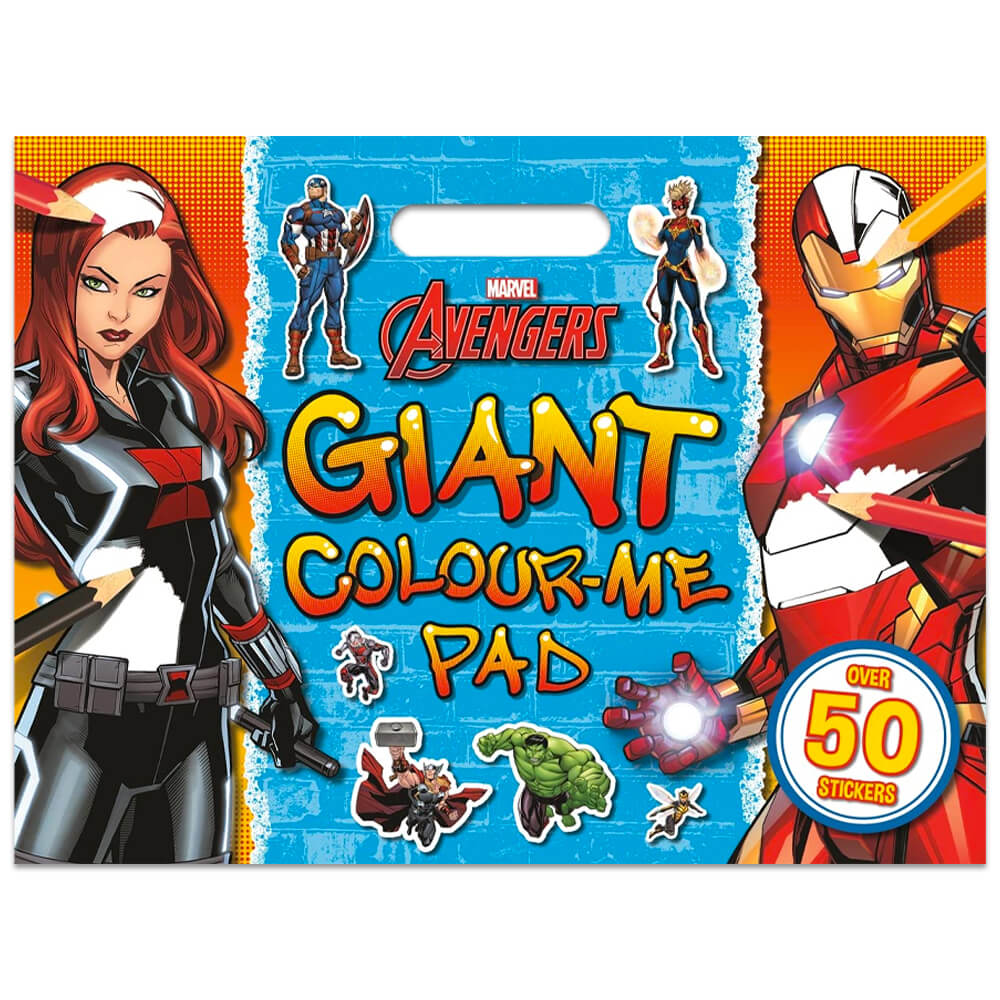 Marvel Avengers: Giant Colour Me Pad – Kids Activity Books (Paperback) Marvel Avengers: Giant Colour Me Pad – Kids Activity Books (Paperback)