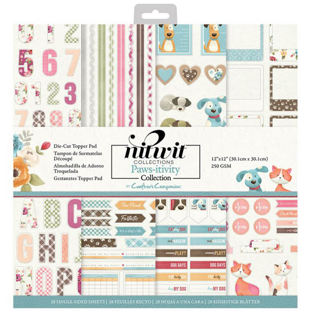 Image of Crafter’S Companion Pawsitivity 12”X12” Paper Pad