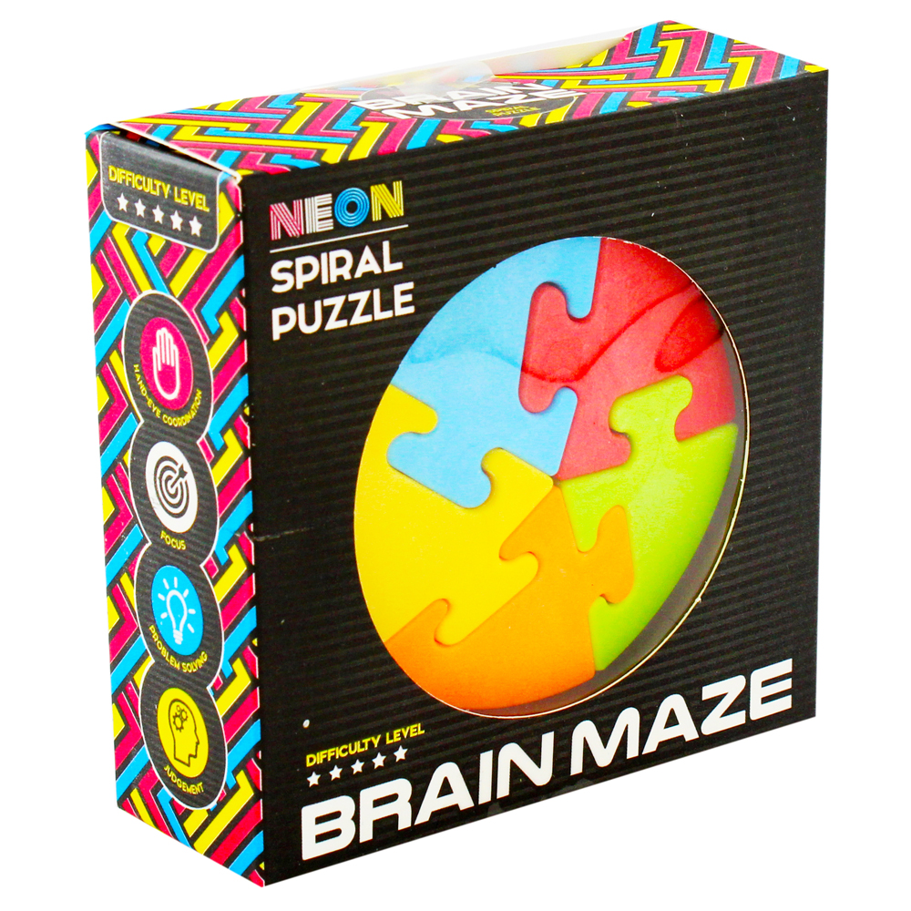 Image of Neon Magic Spiral Puzzle