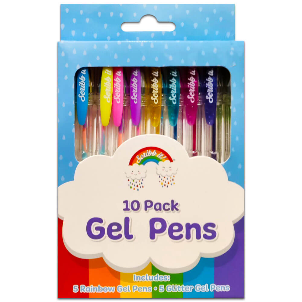 Image of Scribb It Gel Pens - Pack Of 10