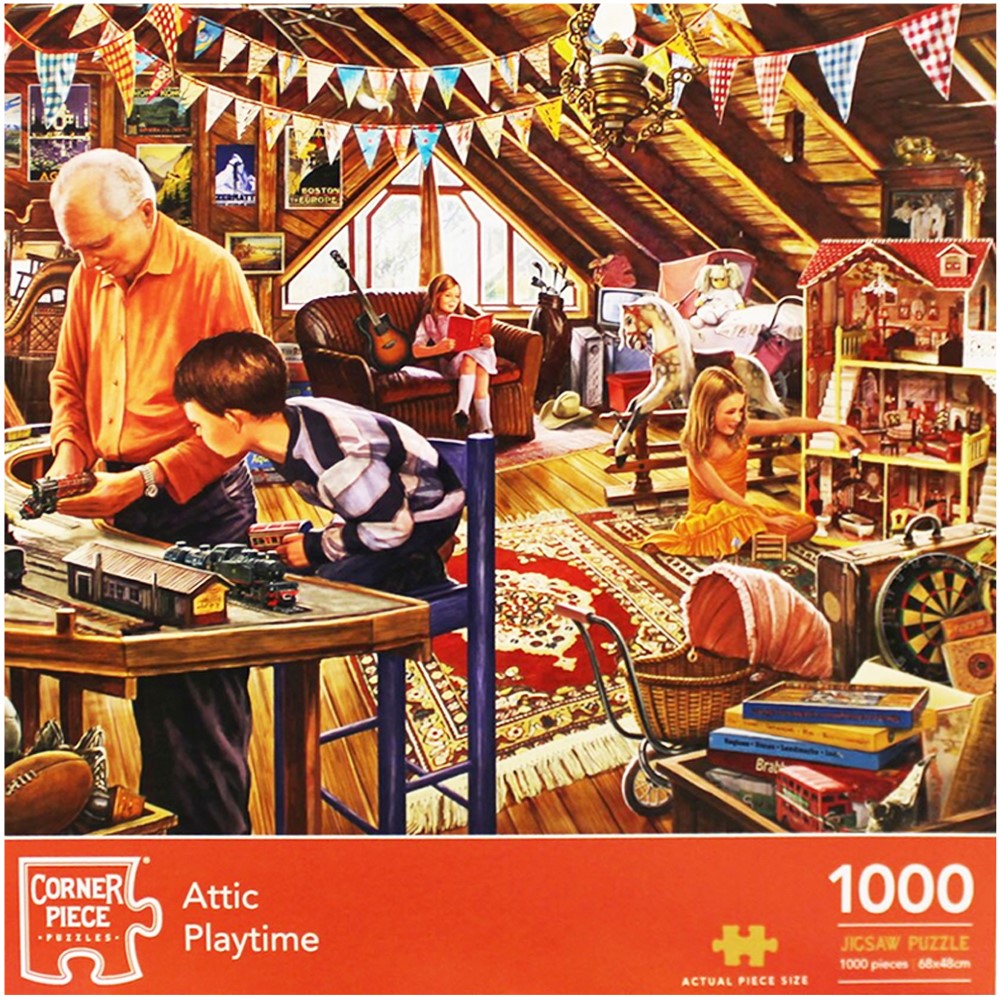Image of Attic Playtime 1000 Piece Jigsaw Puzzle