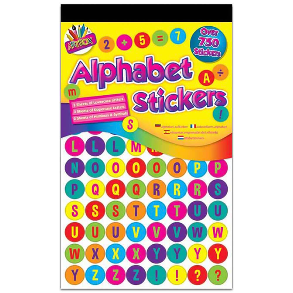 Image of Number And Alphabet Stickers