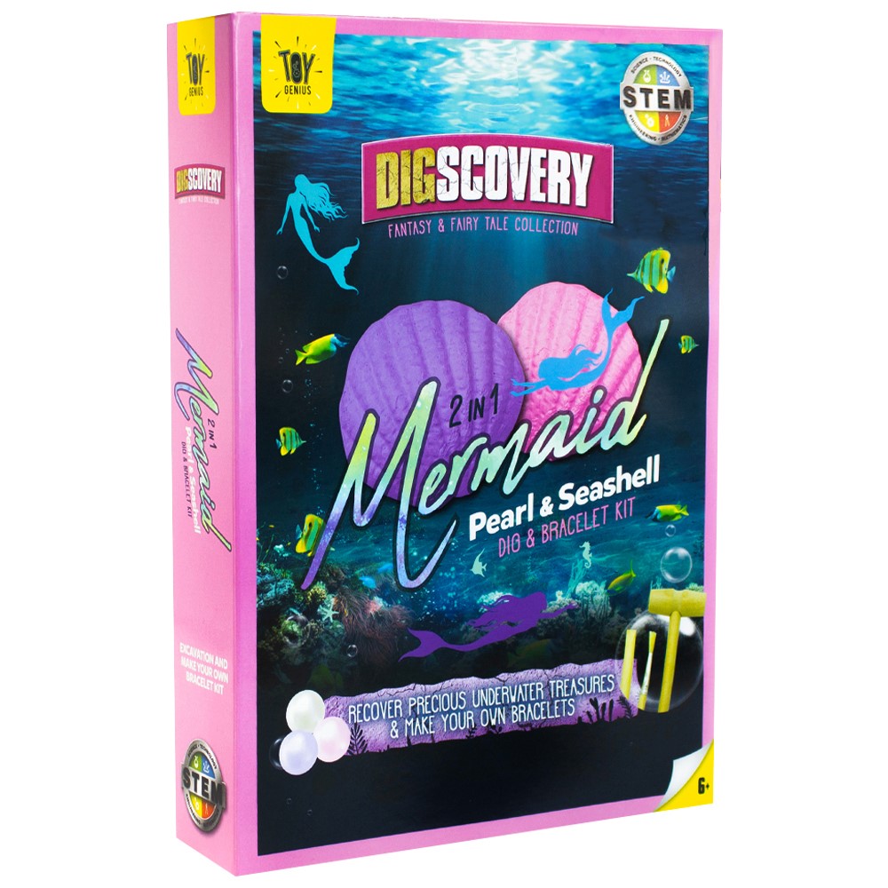 Image of Mermaid 2-In-1 Pearl And Seashell Bracelet Kit