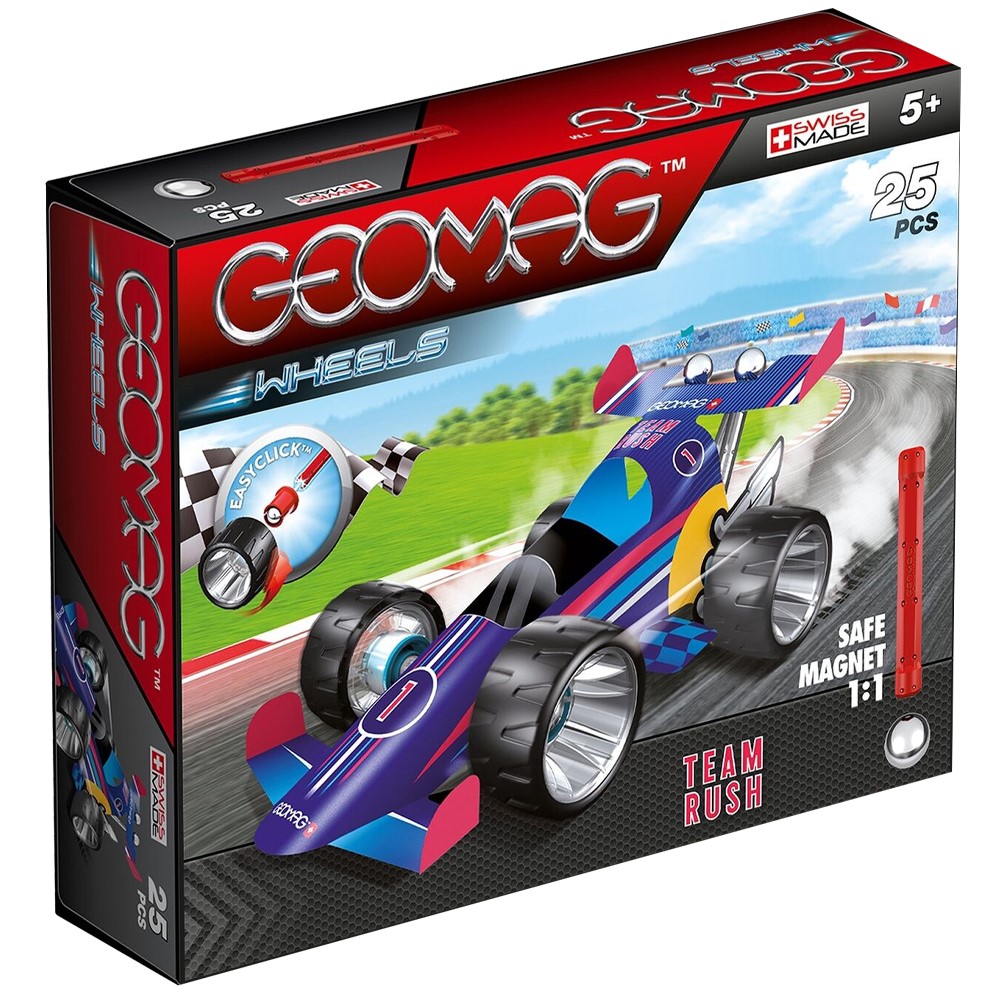 Image of Geomag Wheels: Team Rush Magnetic Construction Set