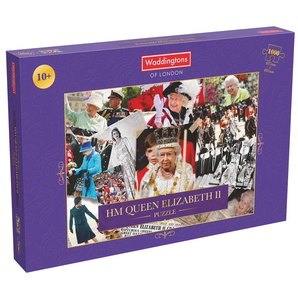 Image of Hm Queen Elizabeth Ii Montage 1000 Piece Jigsaw Puzzle