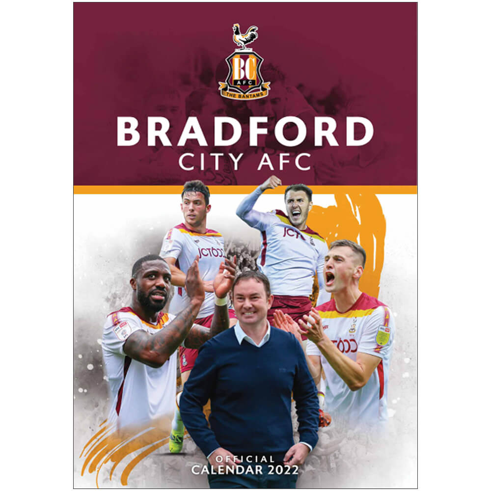 Image of A3 Official Bradford City 2022 Calendar