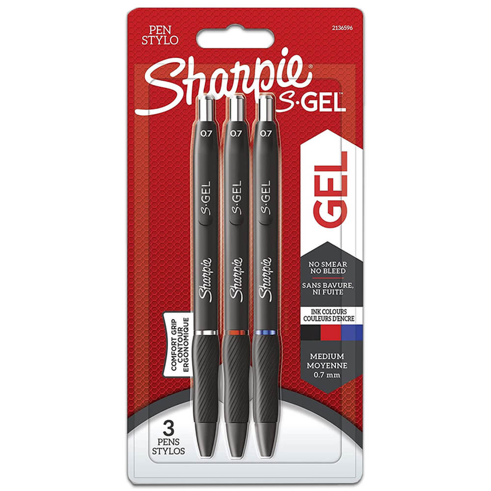 Image of Sharpie Assorted Gel Pens: Pack Of 3