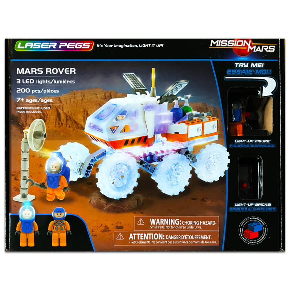 Laser Pegs: Mars Rover Construction Set
