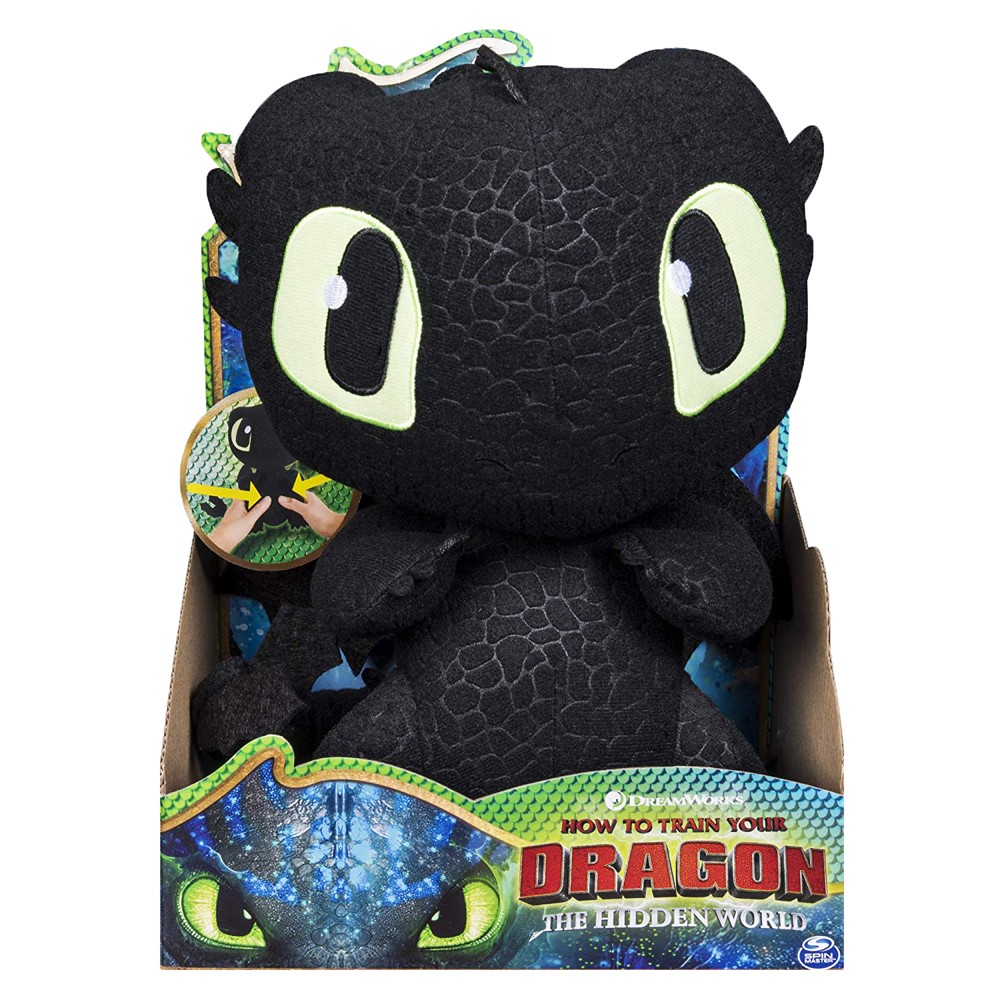 Image of How To Train Your Dragon: Squeeze & Growl Toothless Plush
