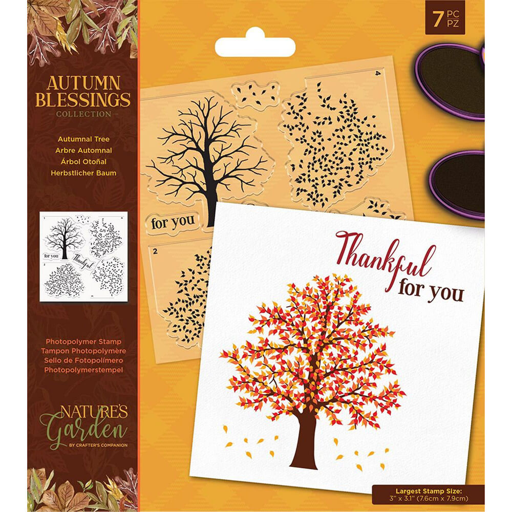 Image of Autumn Blessings Collection Photopolymer Stamp: Autumnal Tree