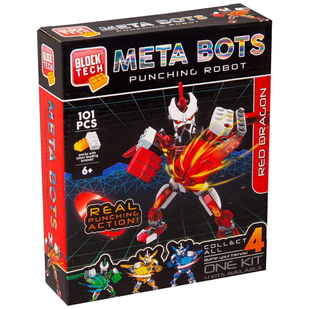 Image of Meta Bots Punching Robot: Red Dragon