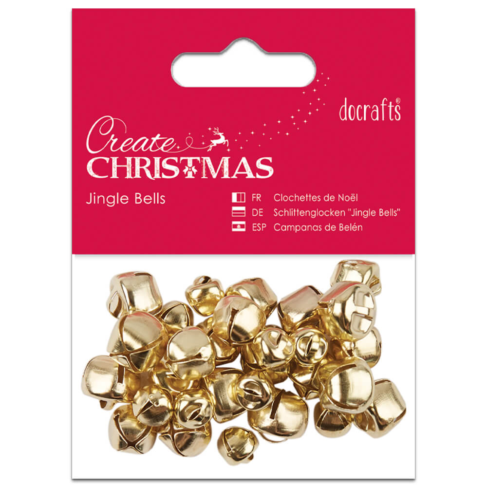 Image of Gold Christmas Jingle Bells: Assorted Sizes