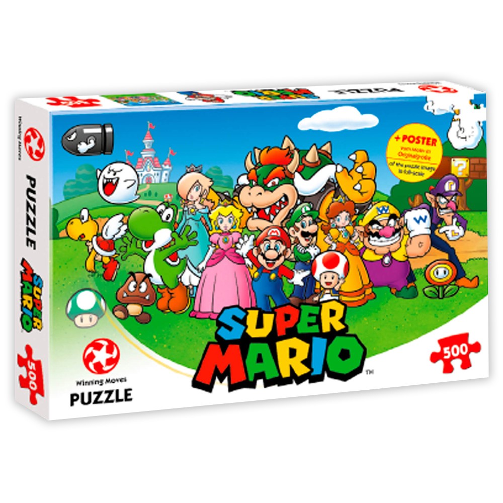 Image of Super Mario And Friends 500 Piece Jigsaw Puzzle