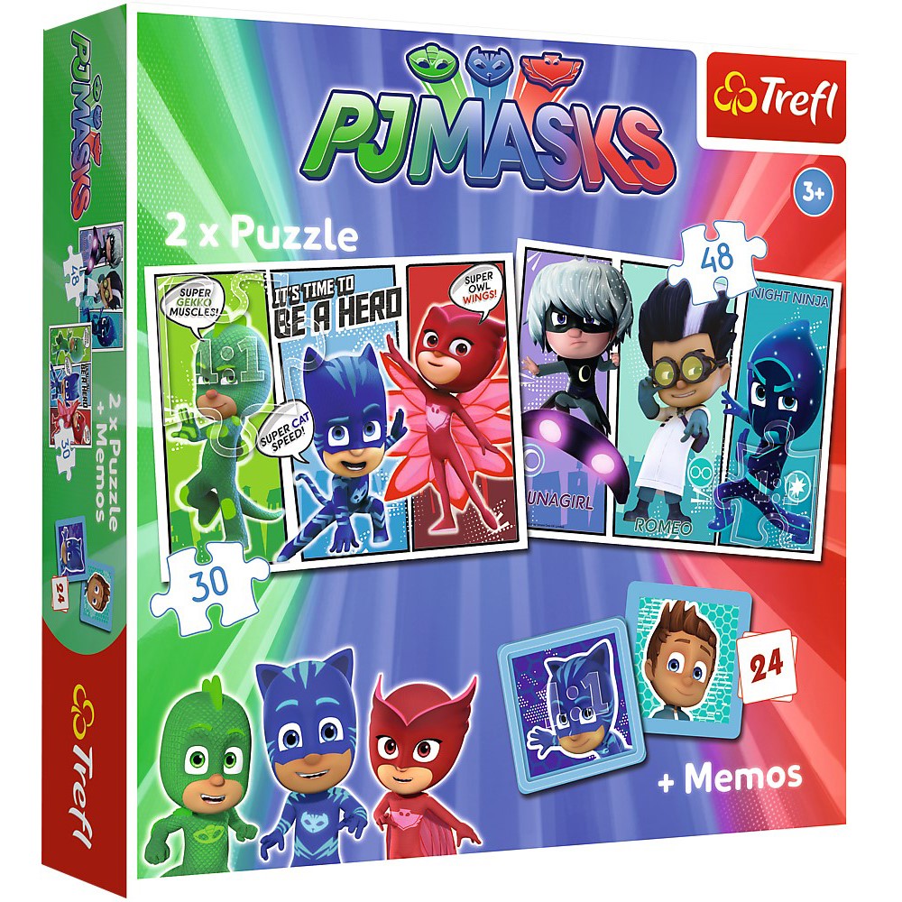 Image of 2 In 1 Pj Masks Night Warriors Jigsaw Puzzle